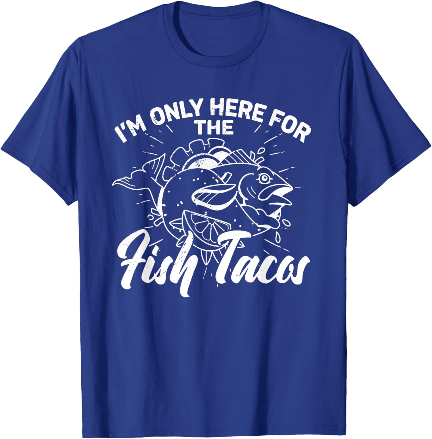 Fish taco Mexican tortilla recipe Baja California Mexico T-Shirt - T-Shirt | Royal