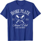 Home Plate Social Club Loud And Proud Swing Baseball T-Shirt - T-Shirt | Royal