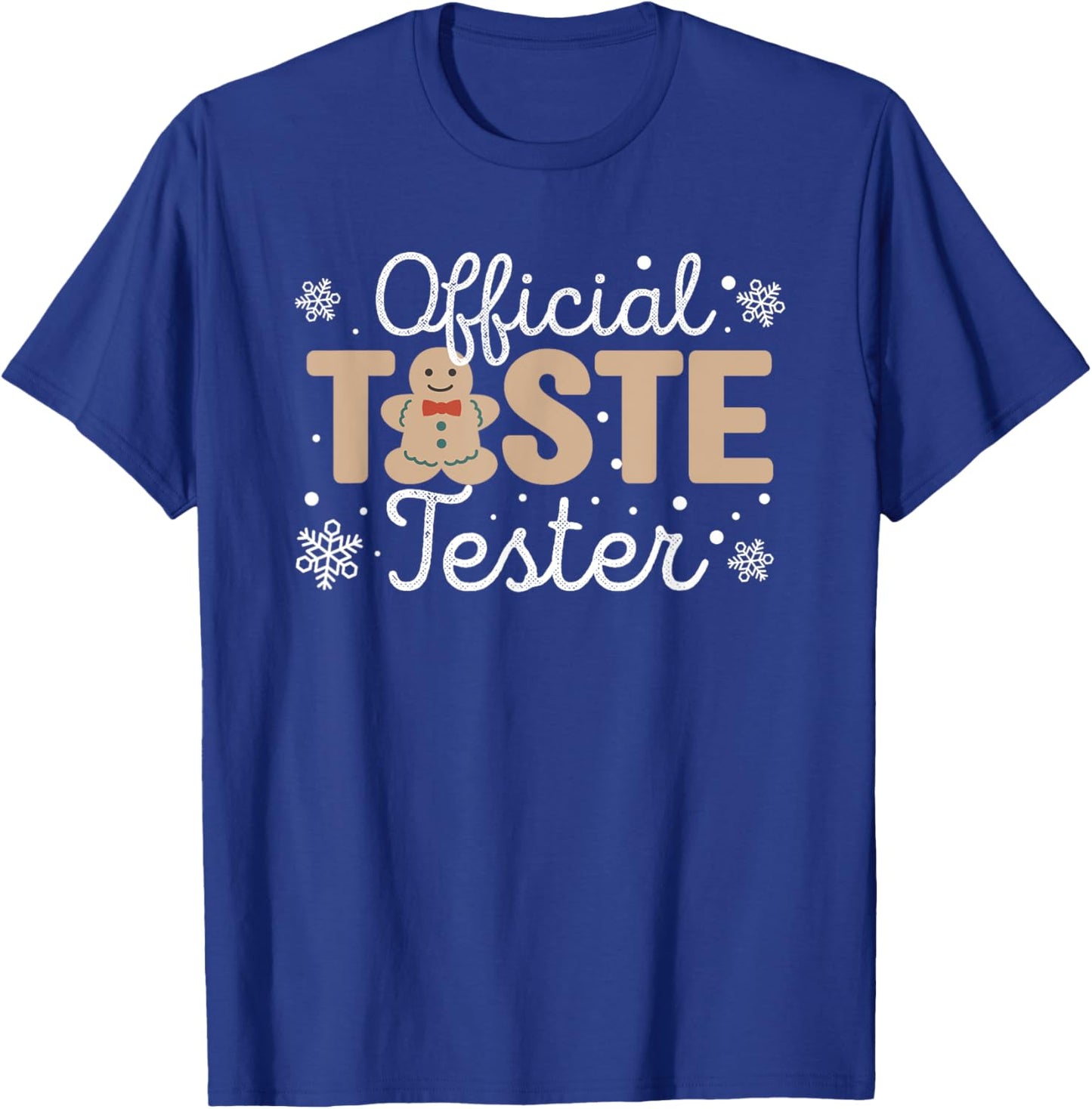 Official Taste Tester Gingerbread Christmas Cookie Baking T-Shirt - T-Shirt | Royal