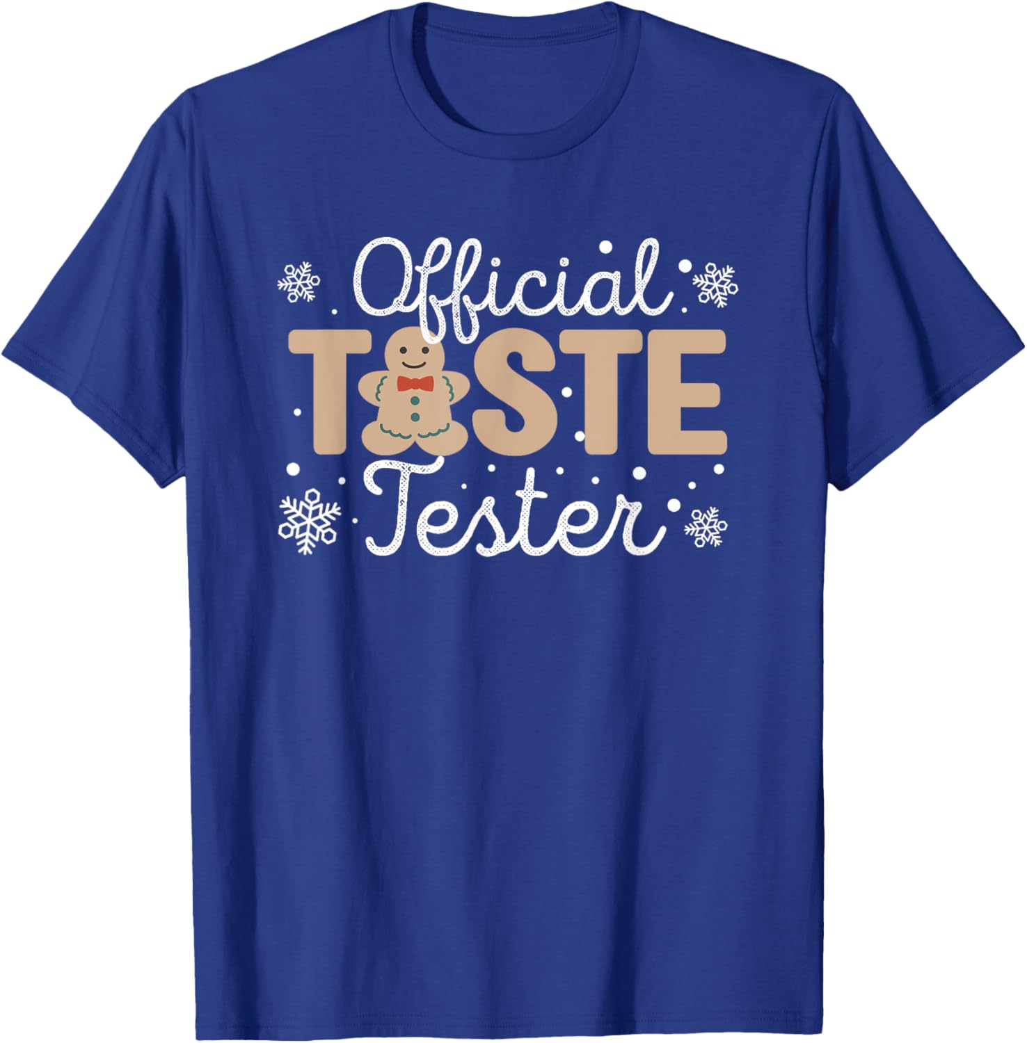 Official Taste Tester Gingerbread Christmas Cookie Baking T-Shirt - T-Shirt | Royal