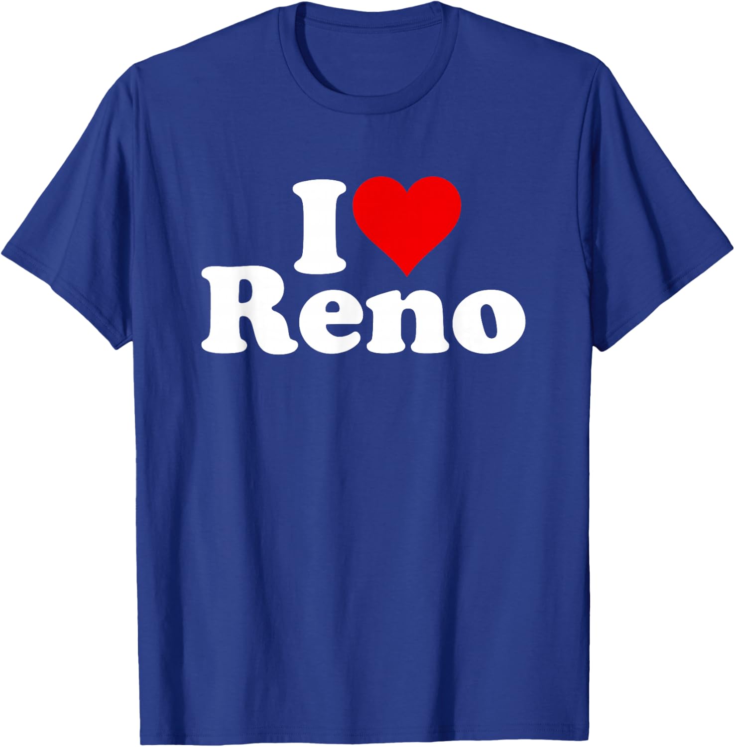 I Love Heart Reno Nevada Nv T-Shirt - T-Shirt | Royal