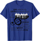 God Serenity Grant Me The To Ccept Things Piano T-Shirt - T-Shirt | Royal