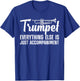 Funny Trumpet Design Women Trumpet Player Horn Lover T-Shirt - T-Shirt | Royal