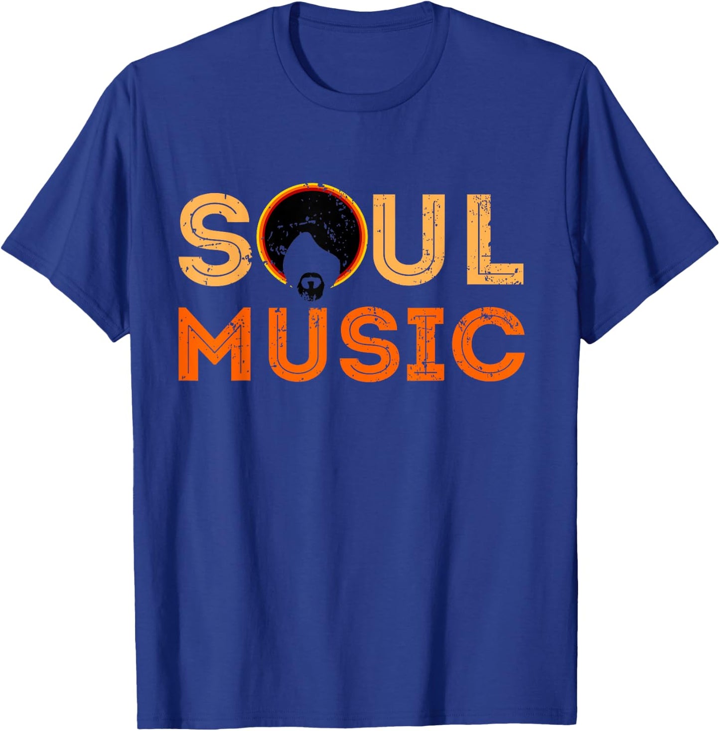 Vintage 70s Costume Funk Gear Apparel Lover Rare Soul Music T-Shirt - T-Shirt | Royal