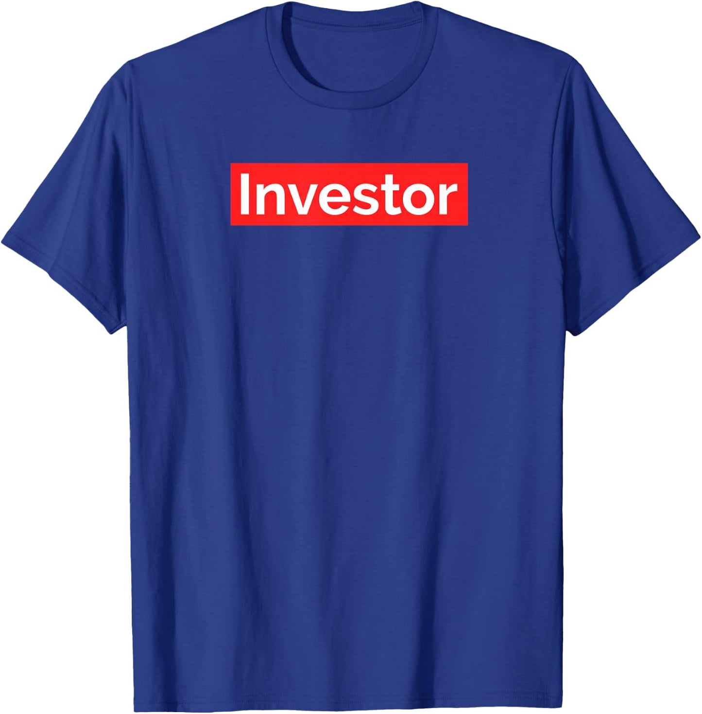 Investor Entrepreneur Hustle CEO Real Estate Iconic Logo T-Shirt - T-Shirt | Royal