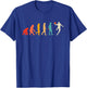 I Can Not I Have Basketball Evolution Basketball Player Retro T-Shirt - T-Shirt | Royal