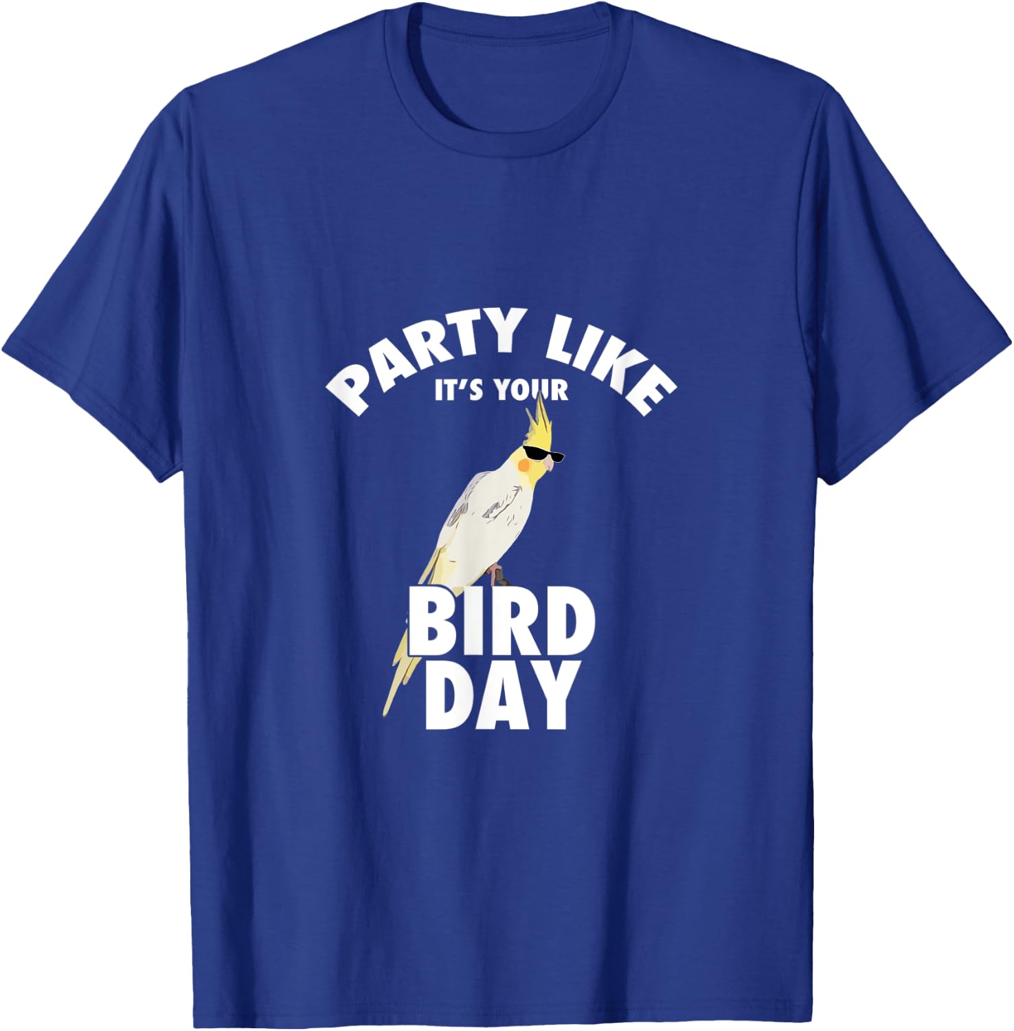 Birthday Cockatiel Parrot Bird Lover T-Shirt - T-Shirt | Royal