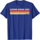 CEDAR CREEK LAKE TEXAS Funny Fishing Camping Summer Gift T-Shirt - T-Shirt | Royal