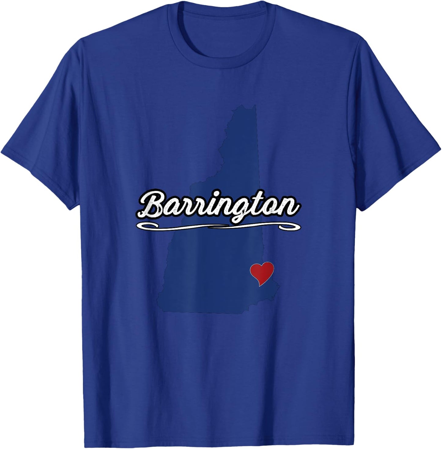 City of Barrington New Hampshire | NH Novelty Merch Gift T-Shirt - T-Shirt | Royal