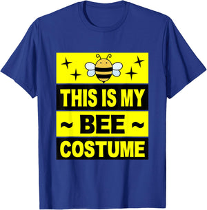 Retro Bee Costume Women Cute Adult Kids Men Baby Bumble Bee T-Shirt - T-Shirt | Royal