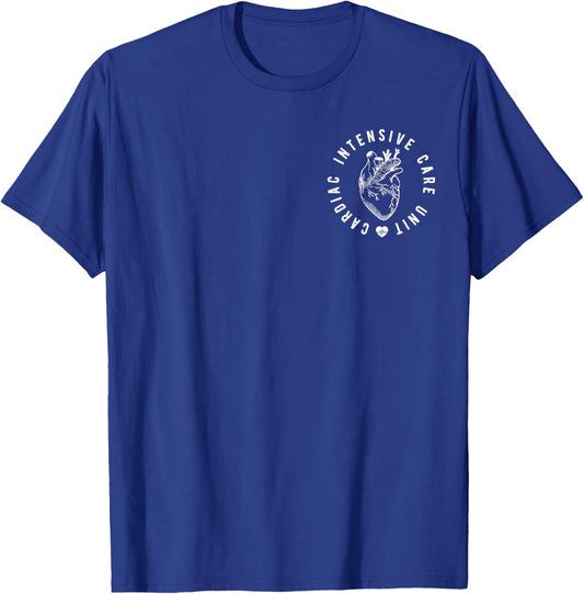 Cardiac Intensive Care Unit Cardiac ICU Nurse Appreciation T-Shirt - T-Shirt | Royal