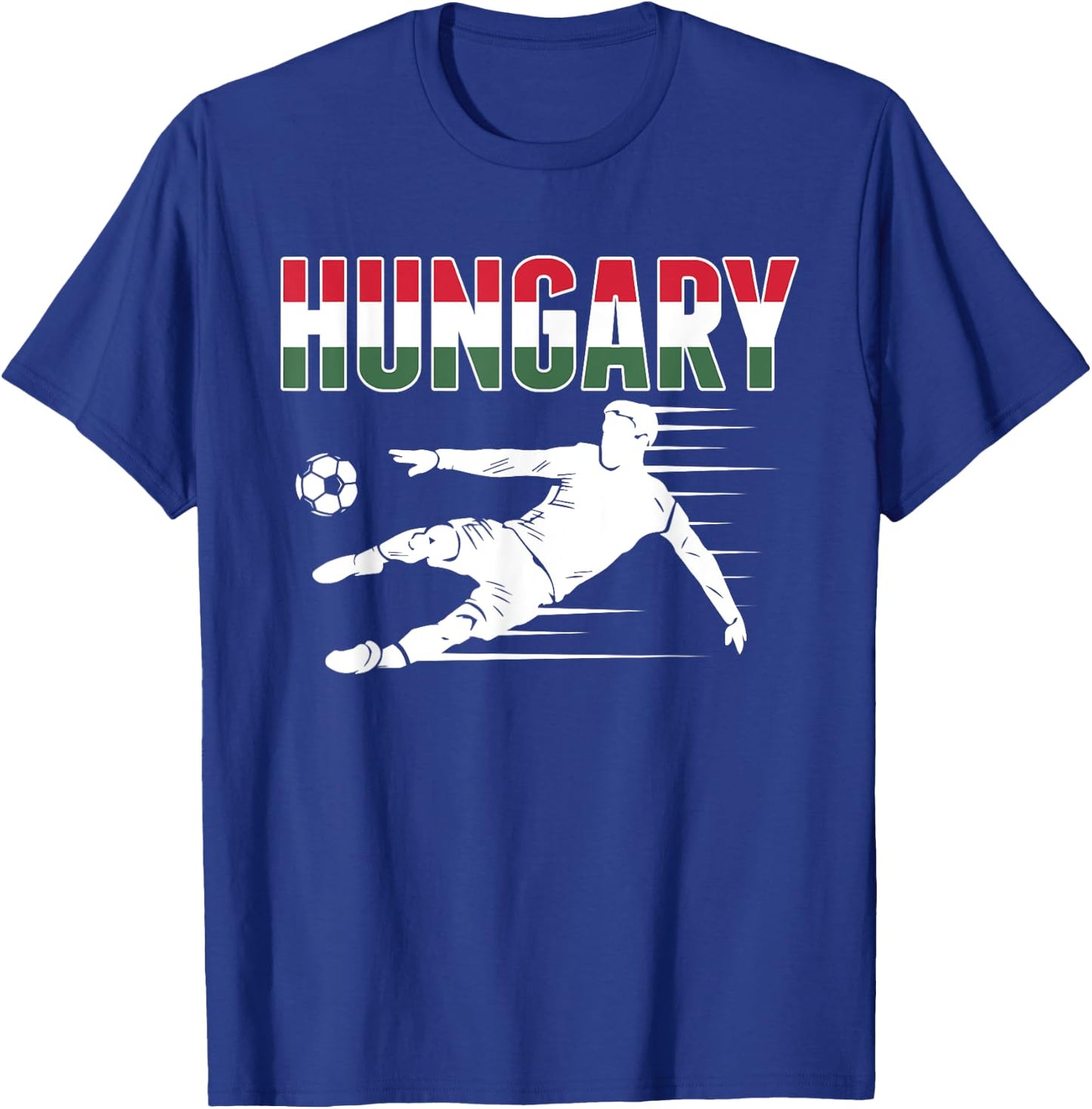 Hungary Soccer Fans Jersey - Hungarian Football Supporters T-Shirt - T-Shirt | Royal