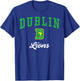 Dublin High School Lions C3 T-Shirt - T-Shirt | Royal