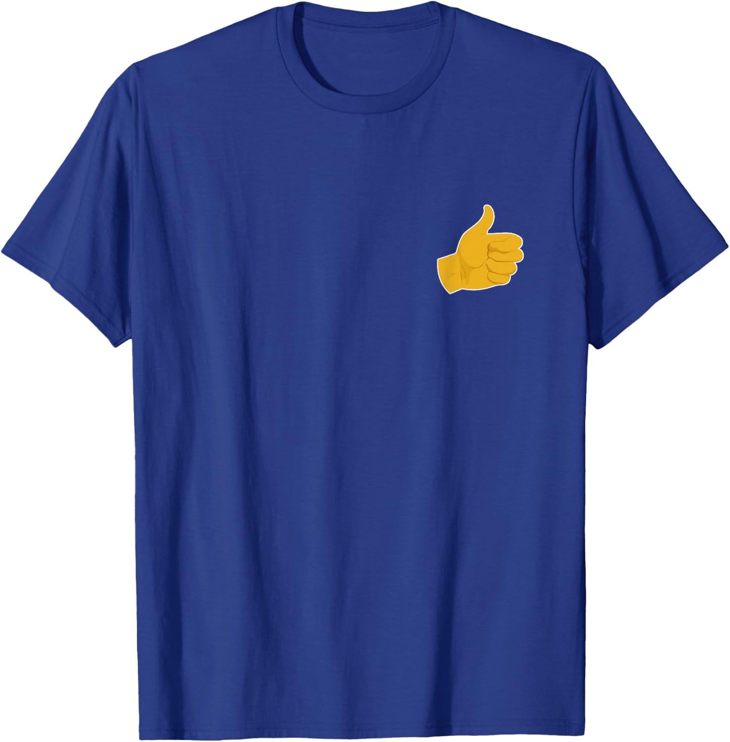 Thumbs Up - Good Mood Thumbs Up Motivation T-Shirt - T-Shirt | Royal