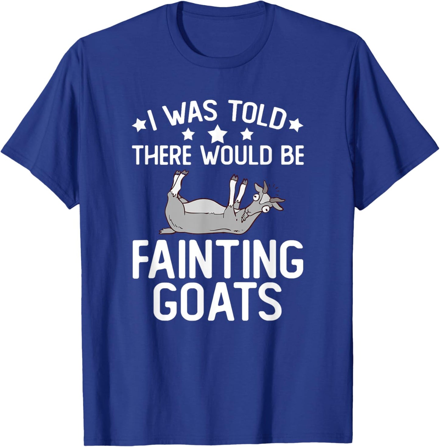 Fainting Goat Funny Tennessee Myotonic Goats T-Shirt - T-Shirt | Royal