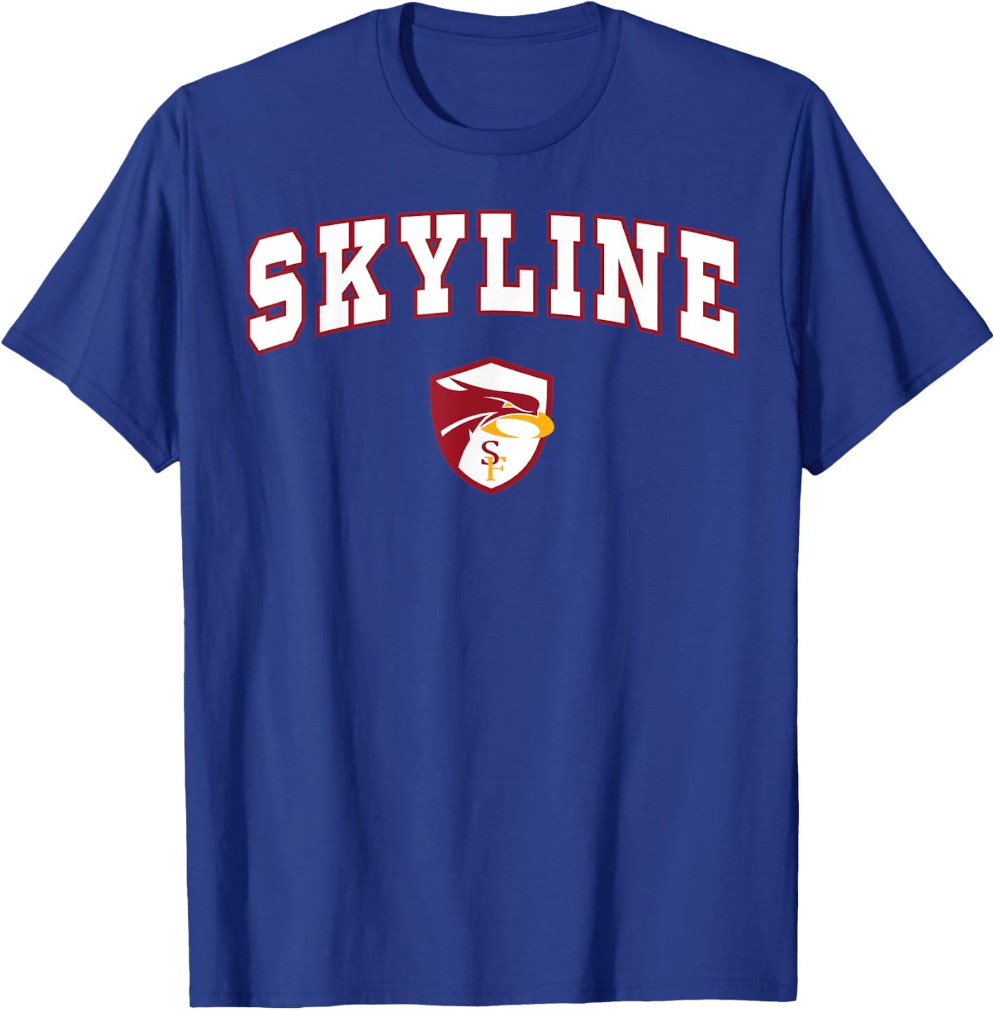 Skyline High School Falcons C2 T-Shirt - T-Shirt | Royal