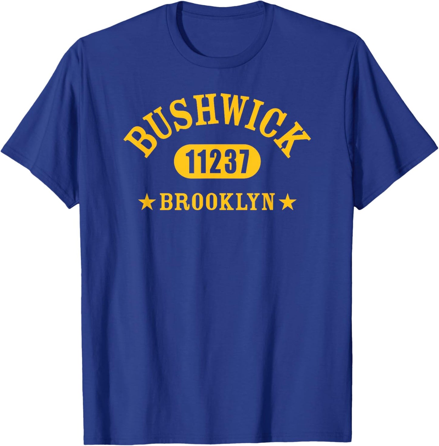 BUSHWICK Brooklyn NY 11237 Athletic Design T-Shirt - T-Shirt | Royal