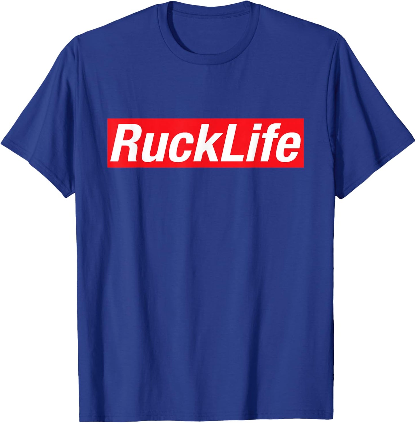 Ruckus Rucklife Biker Life Artwork T-Shirt - T-Shirt | Royal