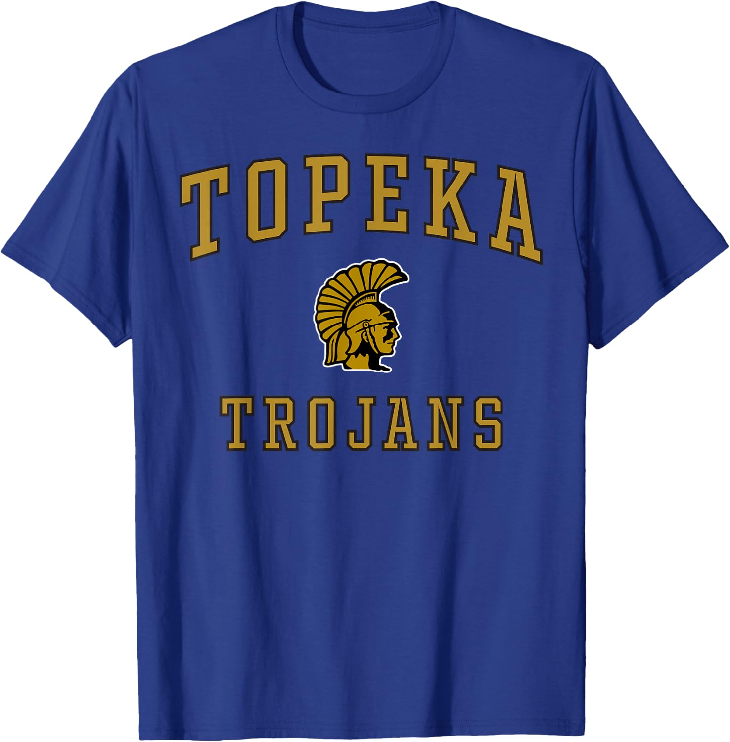 Topeka High School Trojans C1 T-Shirt - T-Shirt | Royal