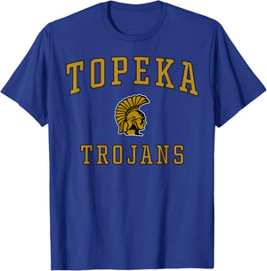 Topeka High School Trojans C1 T-Shirt - T-Shirt | Royal