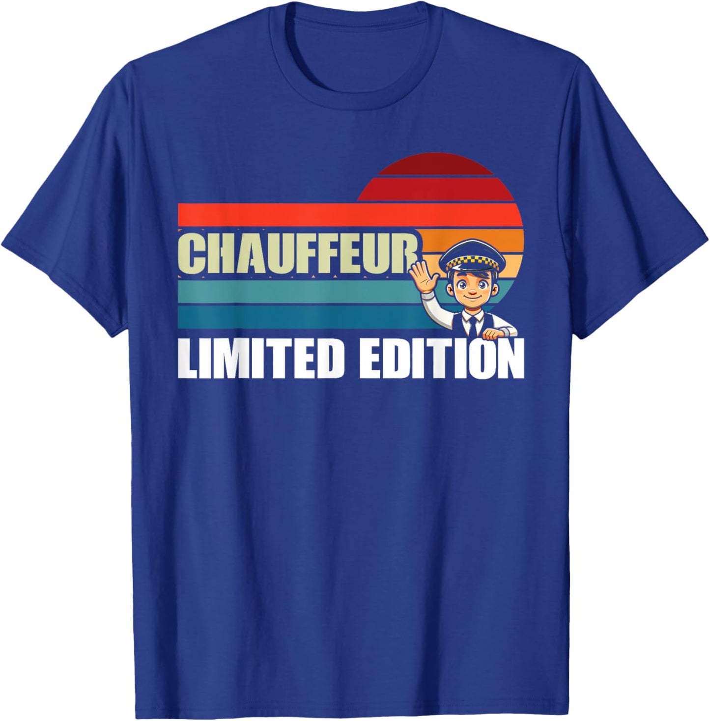 CHAUFFEUR Funny Job Title Profession Birthday Worker Idea T-Shirt - T-Shirt | Royal