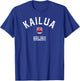 Kailua Hawaii - Hawaiian Flag Kailua T-Shirt - T-Shirt | Royal