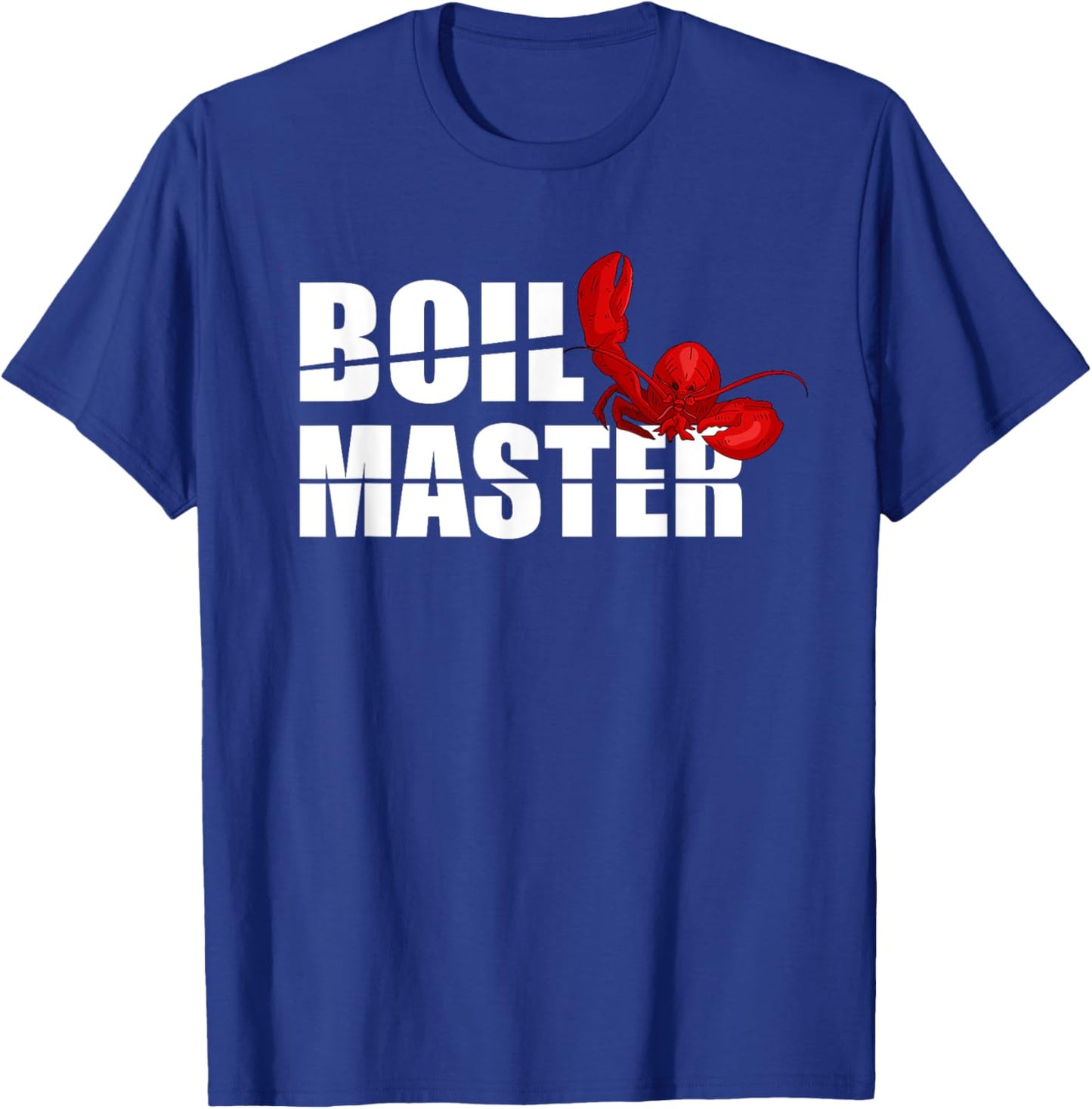 Crawfish Boil Master Funny Crayfish Party Crawfish King T-Shirt - T-Shirt | Royal