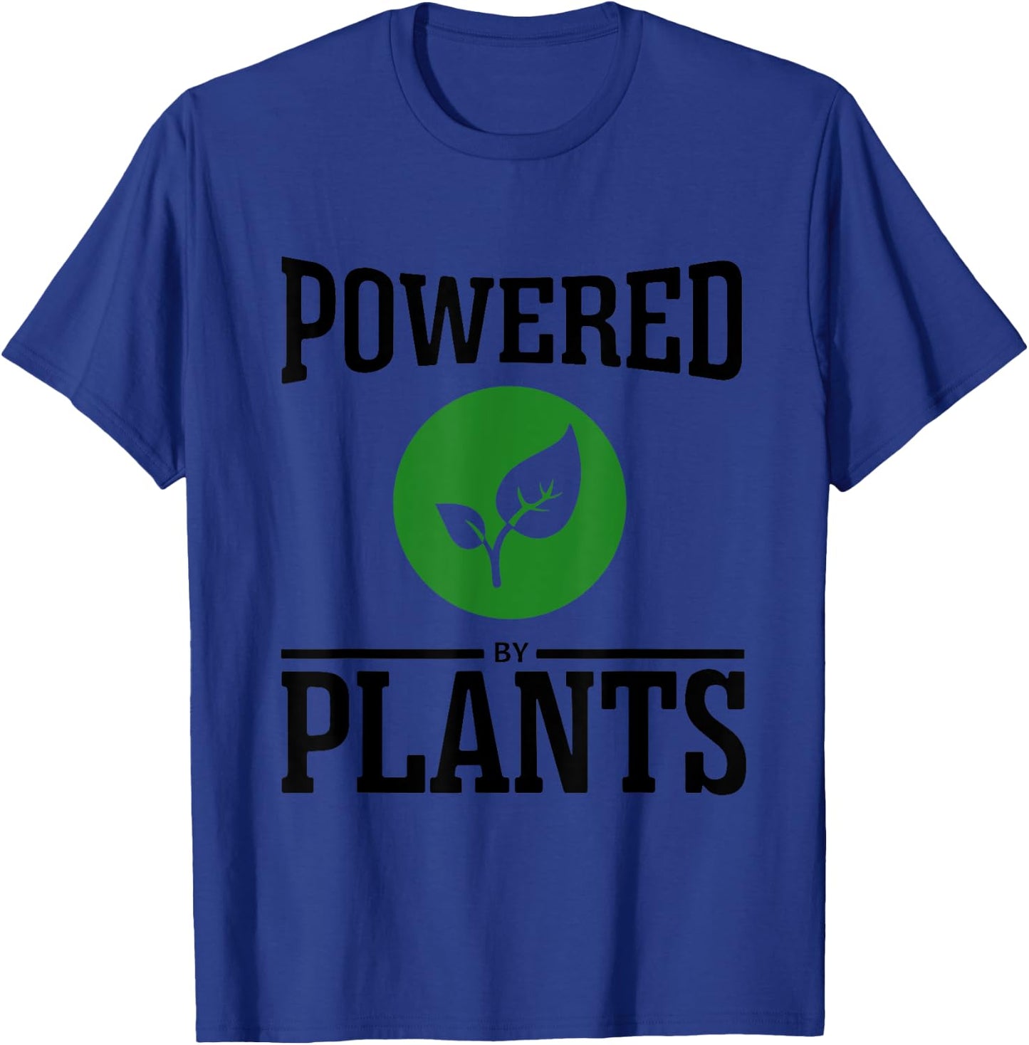 Powered By Plants Vegan Workout T-Shirt - T-Shirt | Royal