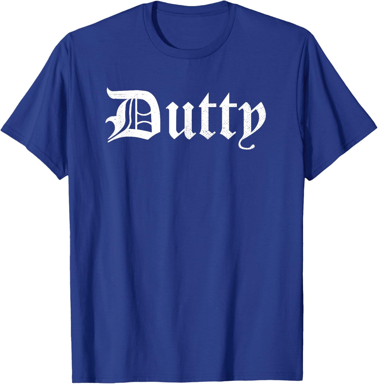 Dutty! Jamaican Dancehall Music Slang T-Shirt - T-Shirt | Royal