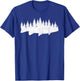Steelhead Fishing - Forest Treeline Trout Fisherman Gift T-Shirt - T-Shirt | Royal