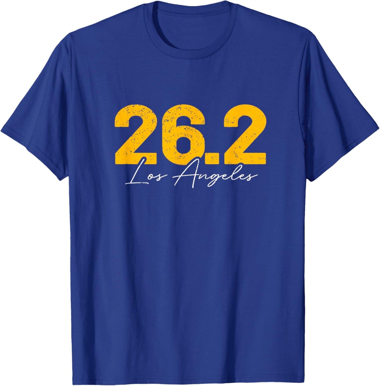 Los Angeles LA Running 26.2 Marathon Runner T-Shirt - T-Shirt | Royal