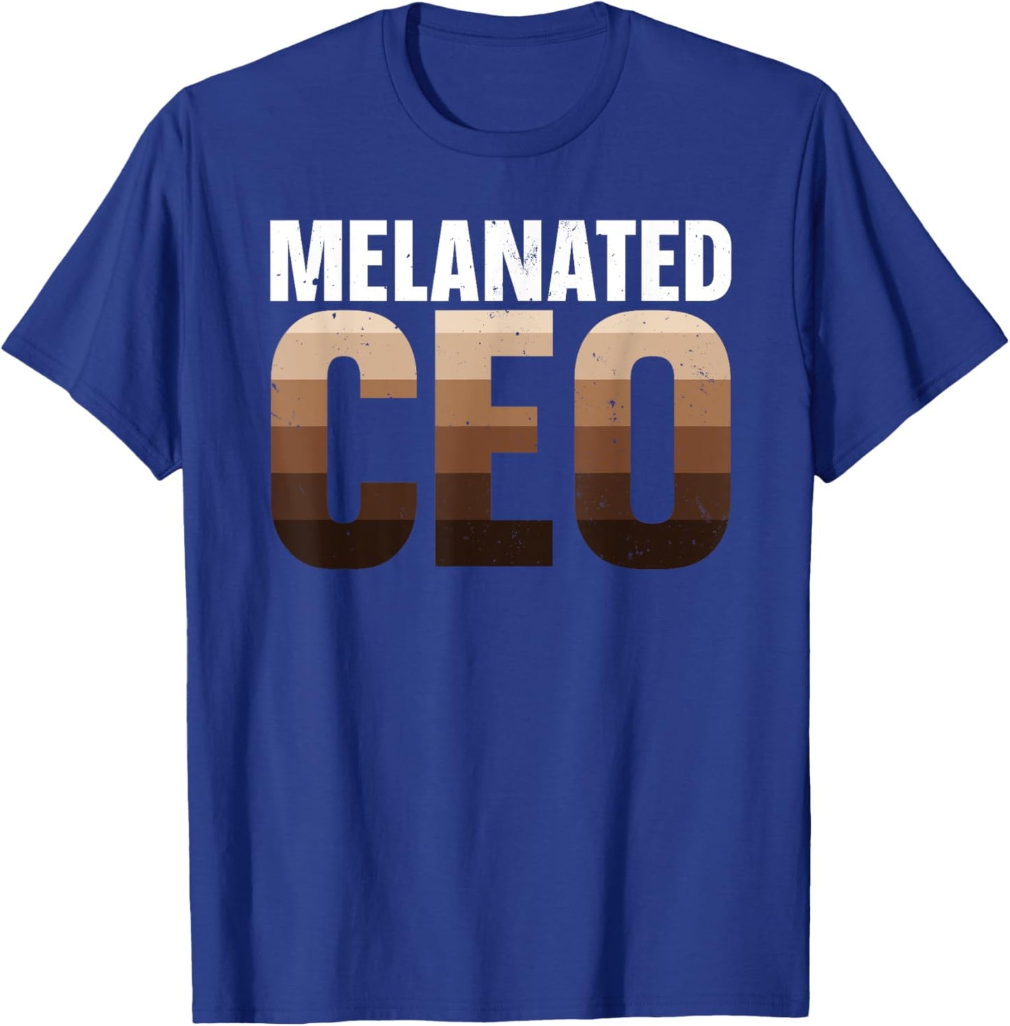 Melanated CEO Design Men Black Business Owner CEO T-Shirt - T-Shirt | Royal