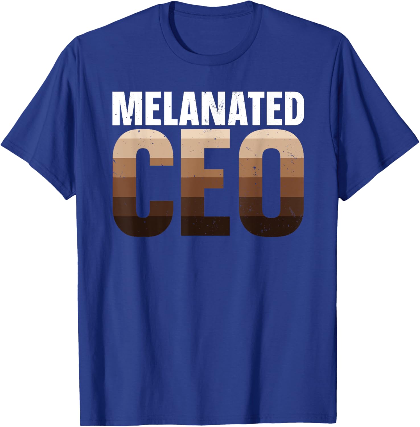 Melanated CEO Design Men Black Business Owner CEO T-Shirt - T-Shirt | Royal
