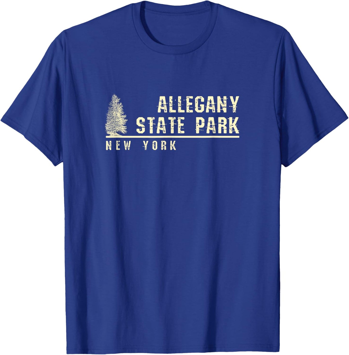New York Souvenir Gift Allegany State Park T-Shirt - T-Shirt | Royal