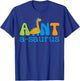 Auntsaurus T Rex Dinosaur Aunt Saurus Family Matching T-Shirt - T-Shirt | Royal