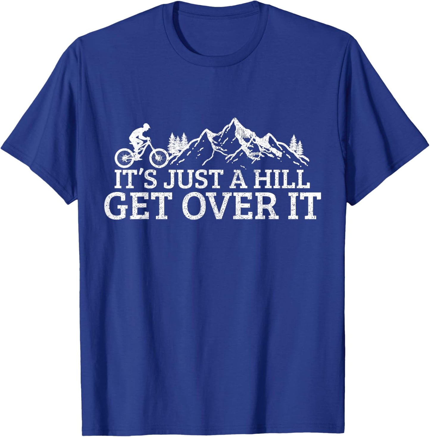Funny Mountain Bike MTB Cycling Biker Cyclist T-Shirt - T-Shirt | Royal
