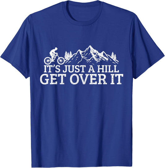 Funny Mountain Bike MTB Cycling Biker Cyclist T-Shirt - T-Shirt | Royal
