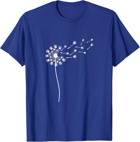 Dog Paw Heart Dog Mum Dog Lover Dog Love Dogs T-Shirt - T-Shirt | Royal