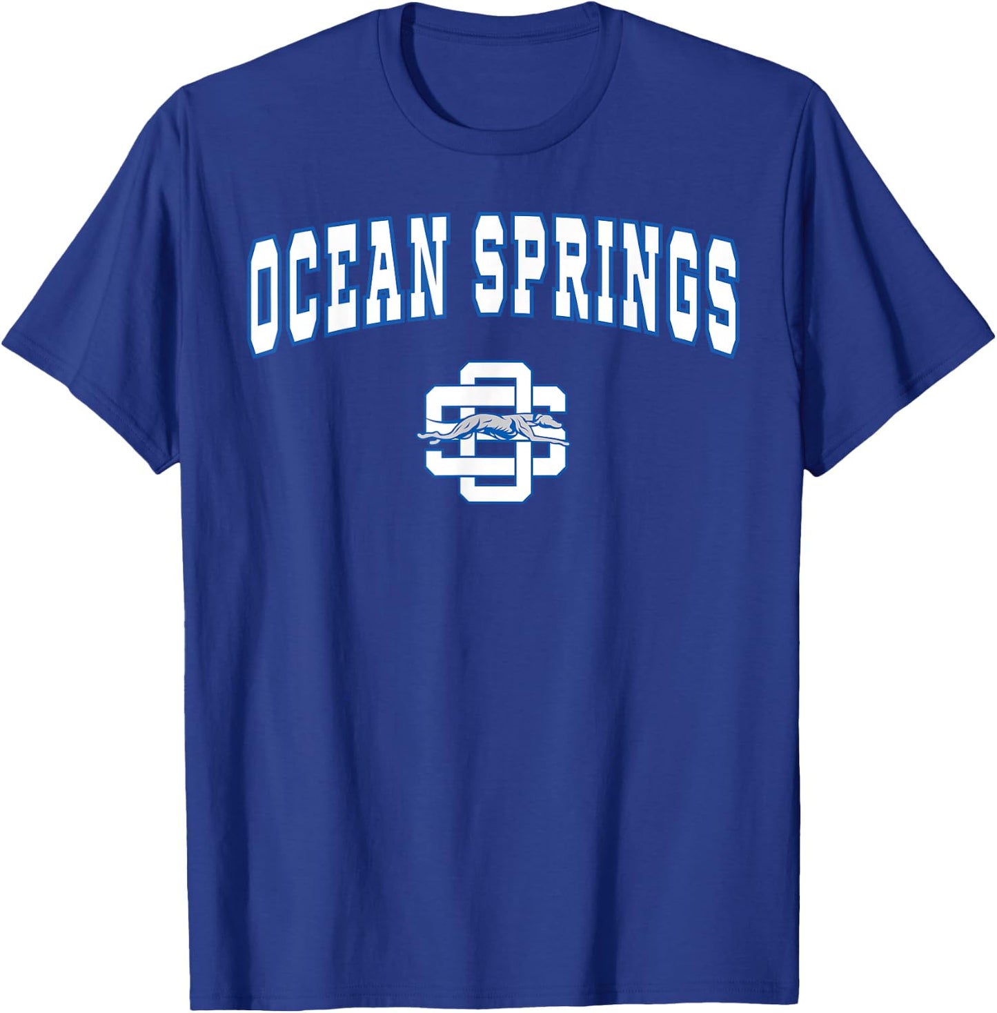 Ocean Springs High School Greyhounds C2 T-Shirt - T-Shirt | Royal
