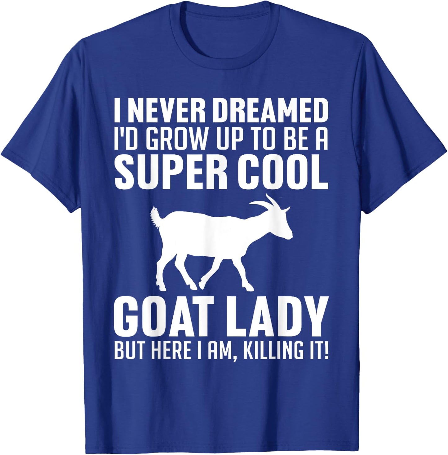 Cool Goats Girls Goat Whisperer Pygmy Goat Animal T-Shirt - T-Shirt | Royal