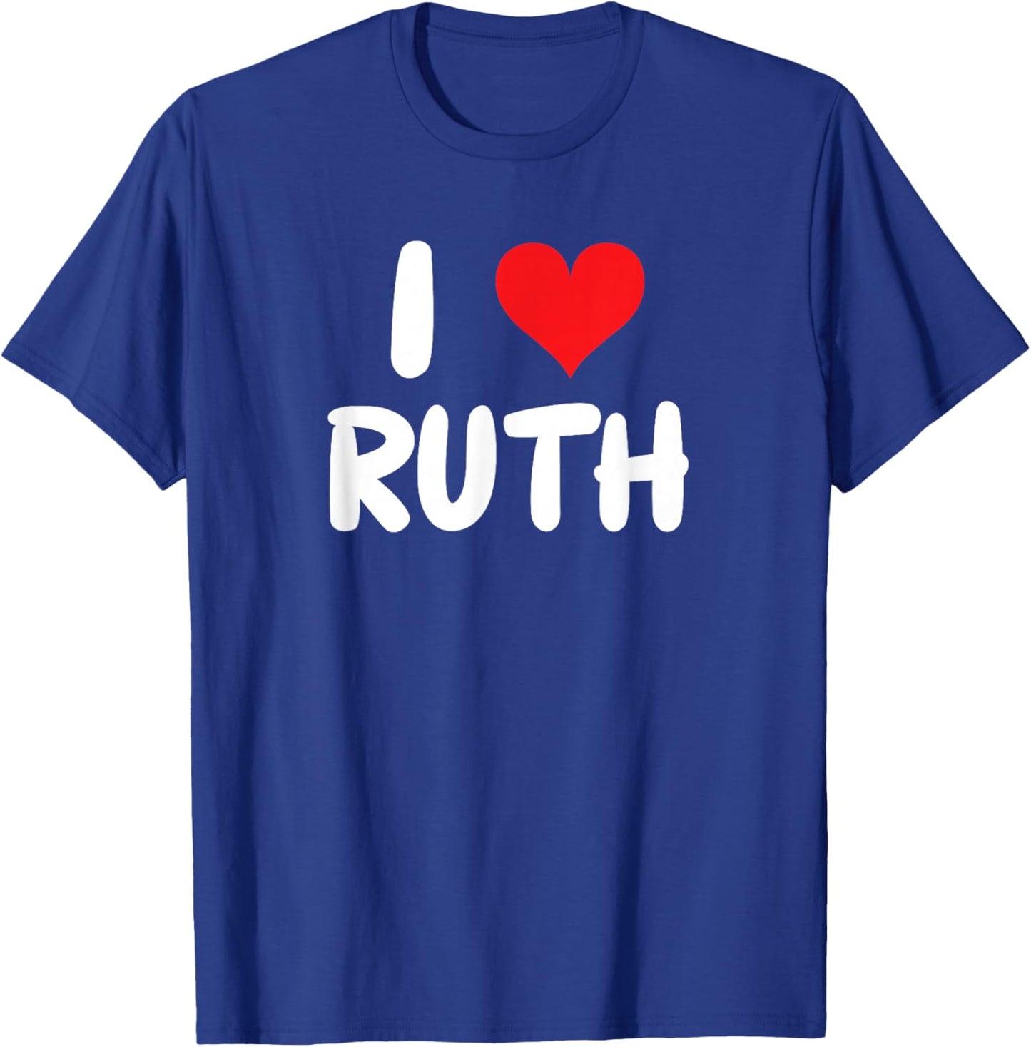 I Love Ruth - Heart - Name T-Shirt - T-Shirt | Royal
