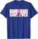 Mammograms Save Lives Breast Cancer Awareness T Shirt T-Shirt - T-Shirt | Royal