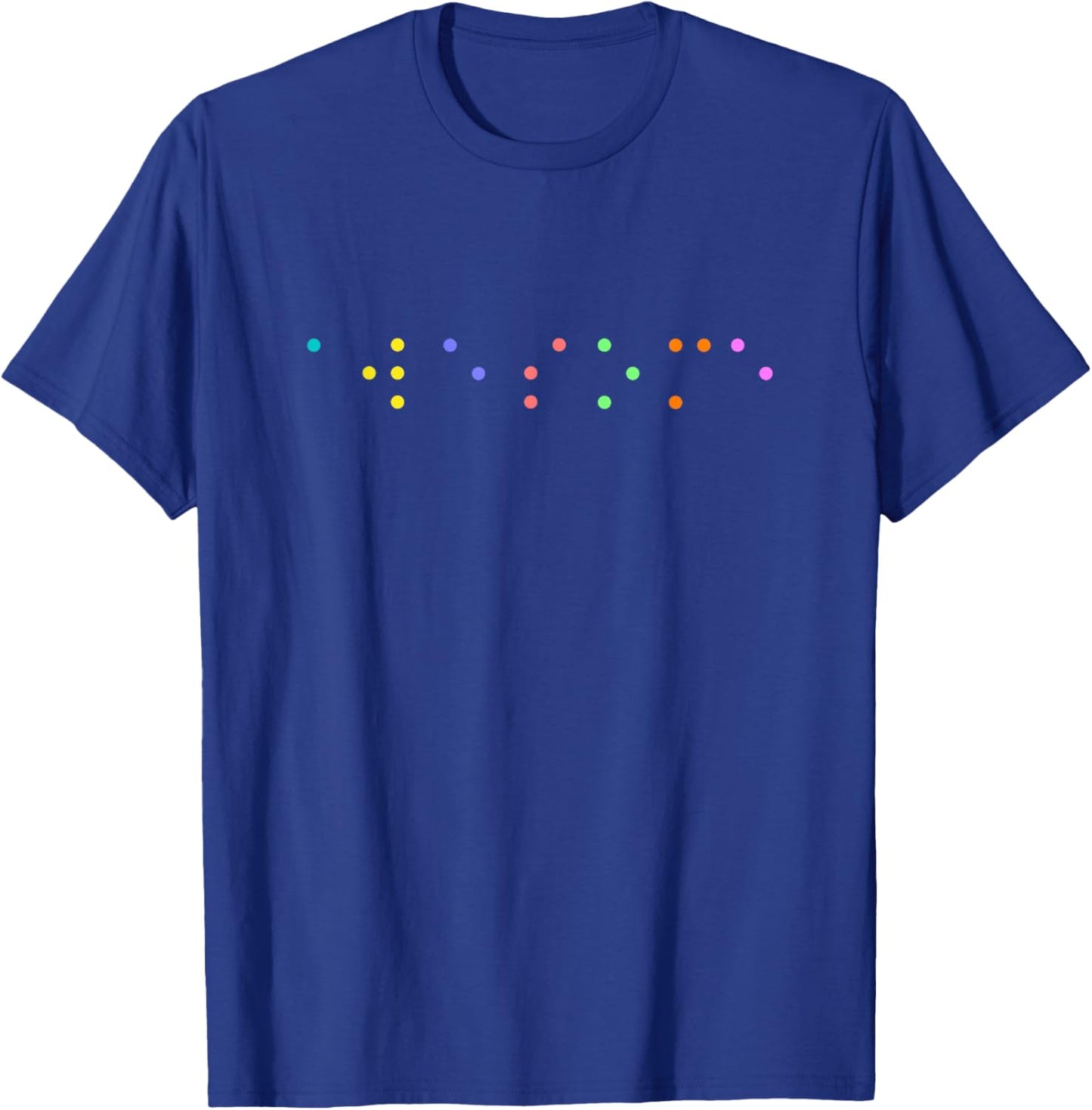 Awesome in Braille T-Shirt - T-Shirt | Royal