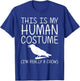 Crow Easy Halloween Human Costume Raven Bird DIY Gift T-Shirt - T-Shirt | Royal