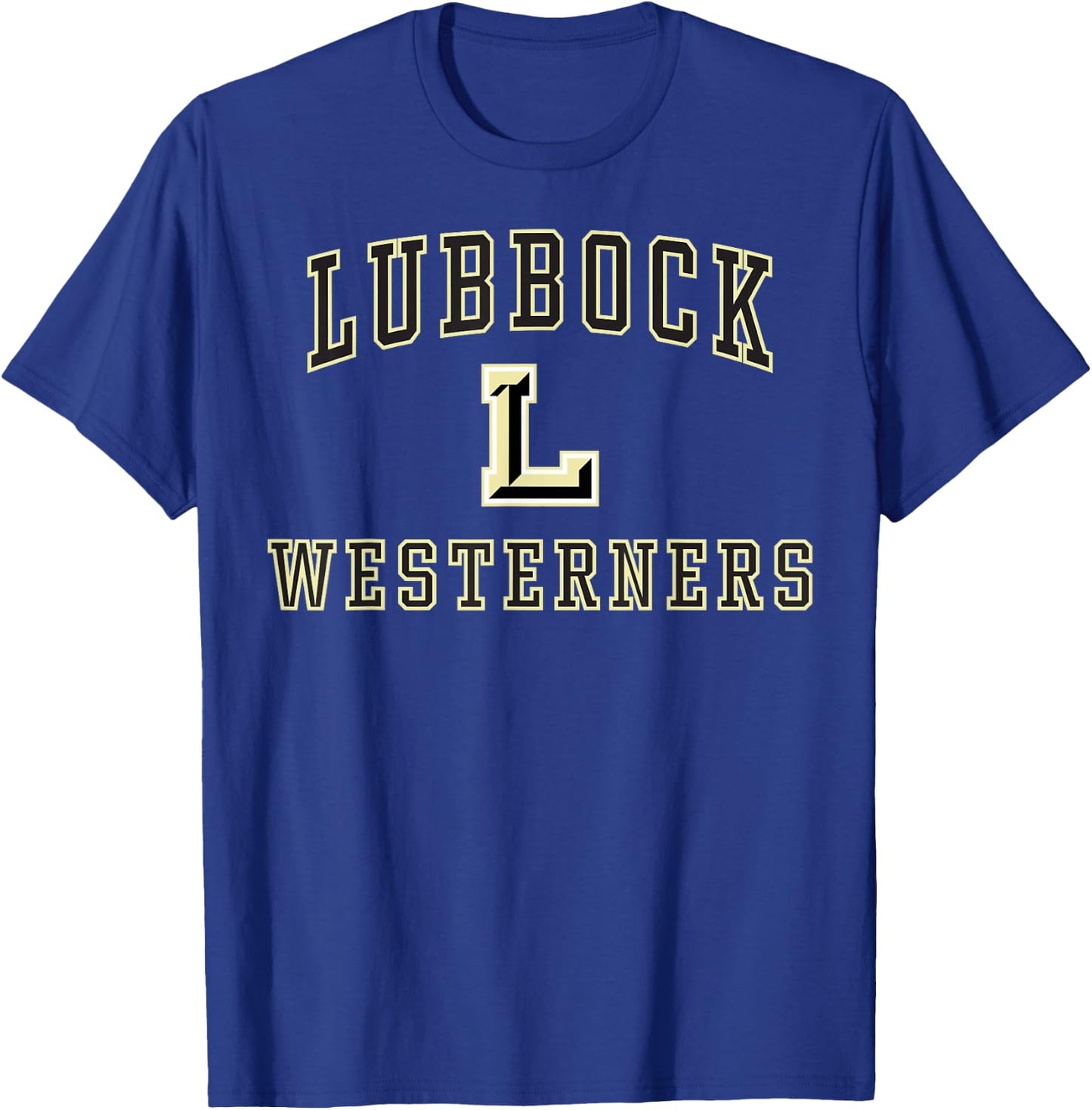 Lubbock High School Westerners C1 T-Shirt - T-Shirt | Royal