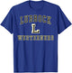 Lubbock High School Westerners C1 T-Shirt - T-Shirt | Royal