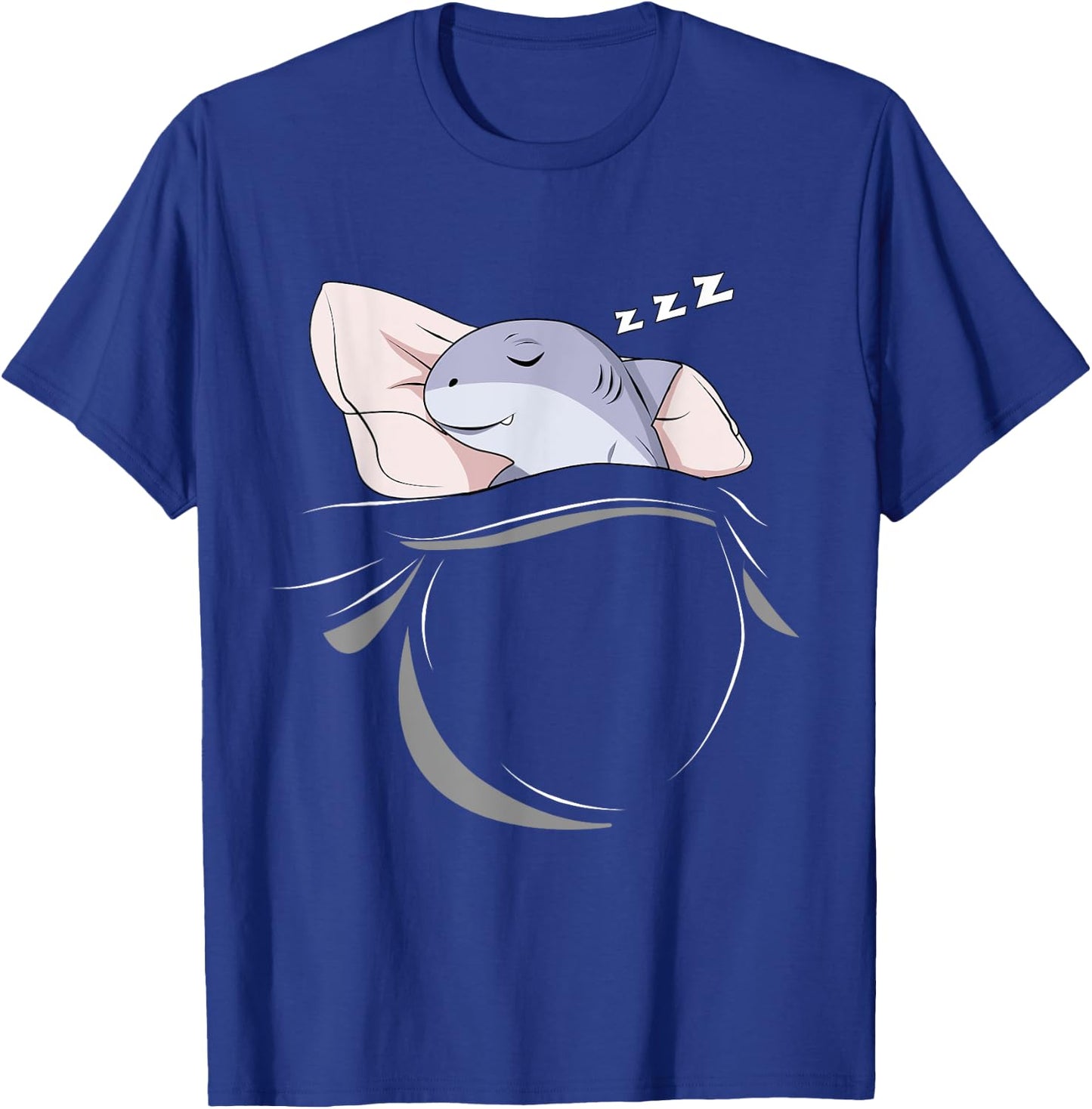 Shark Sleeping Animal Pajamas Nap PJs Outfit Gift Shark T-Shirt - T-Shirt | Royal
