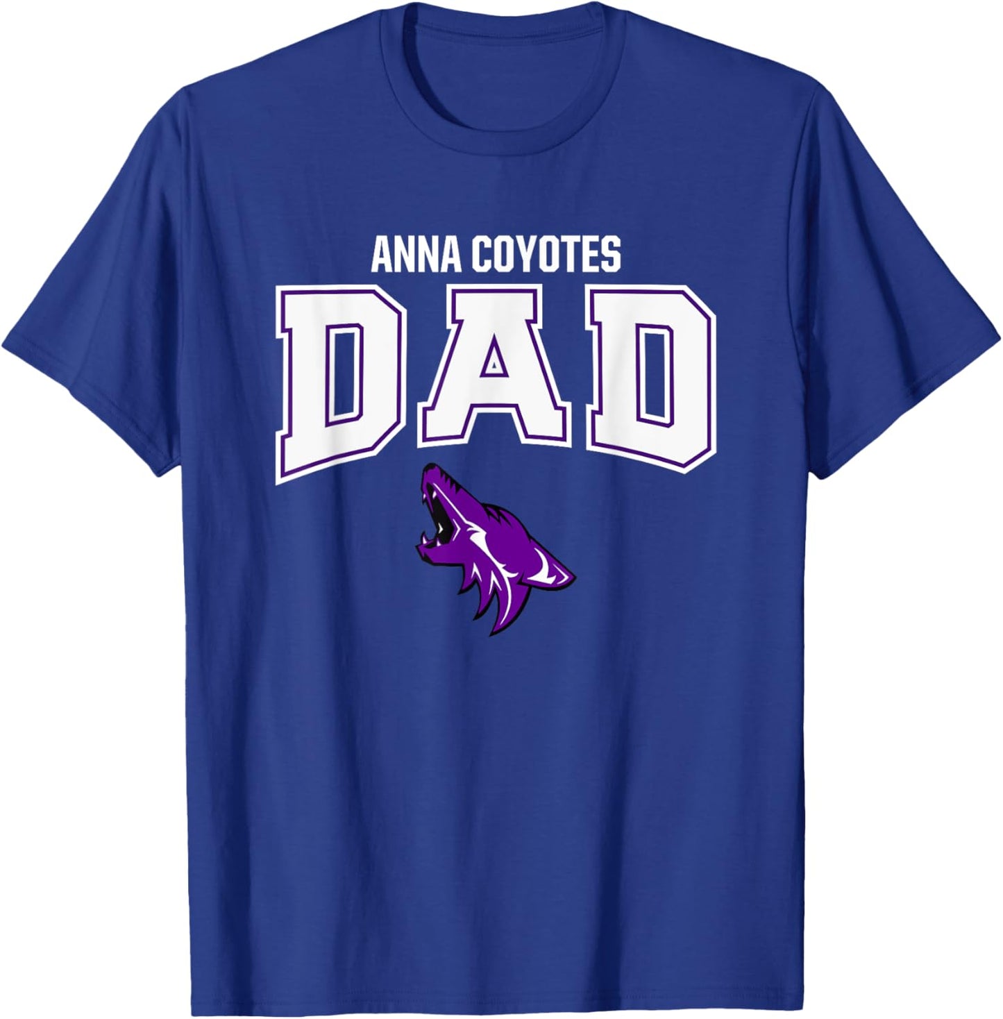 Anna Coyotes Logo Dad HS T-Shirt - T-Shirt | Royal