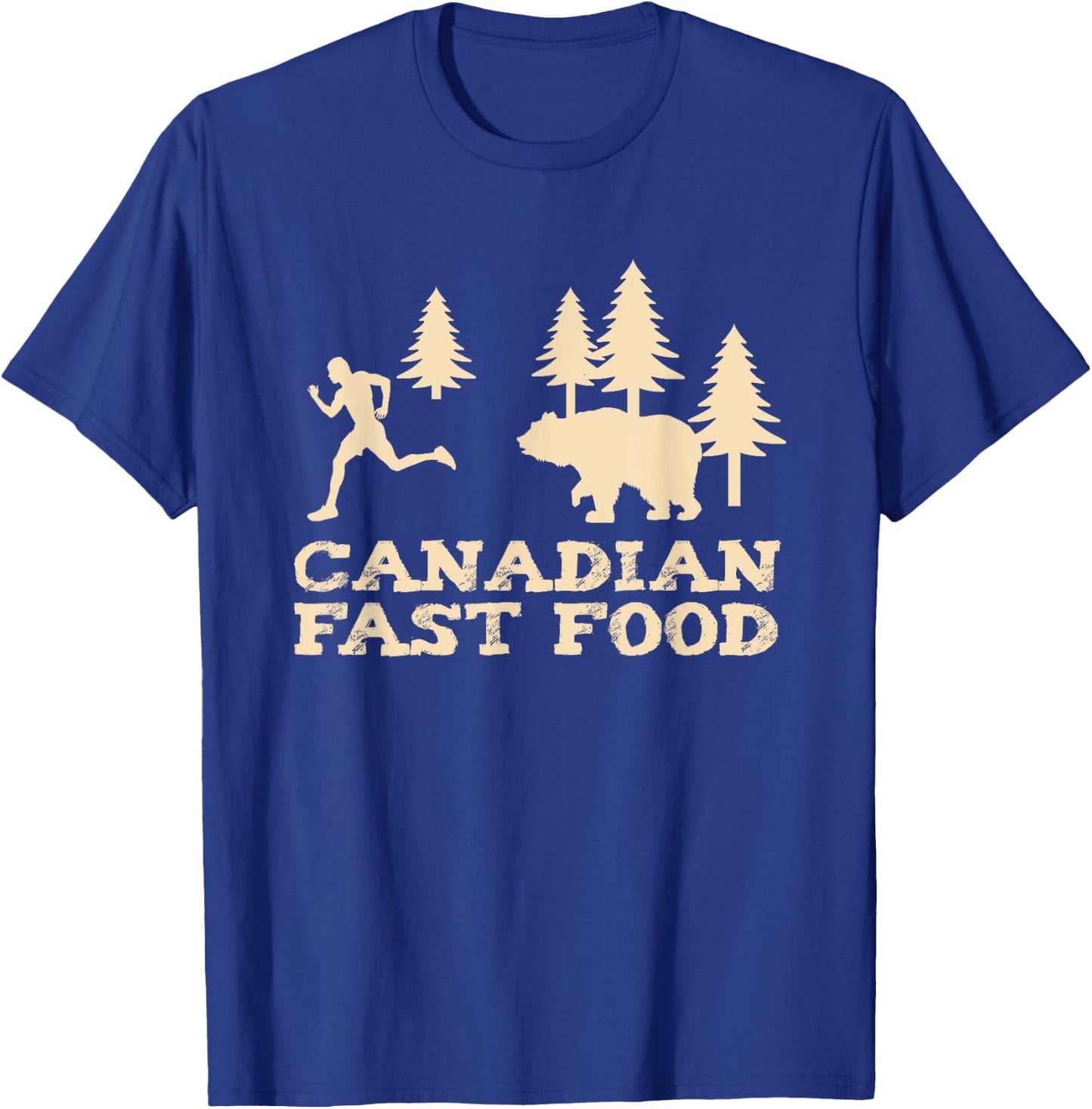 Canadian Fast Food T-Shirt - T-Shirt | Royal