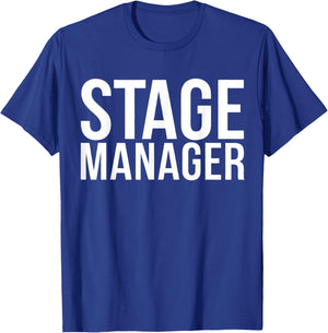 Stage Manager Theatre T-Shirt - T-Shirt | Royal